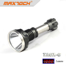 Maxtoch TA6X-6 Cree T6 LED 1000 lumen IPX8 1*18650 Flashlight Led Police